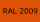 Verkehrsorange RAL 2009
