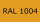 Goldgelb RAL 1004
